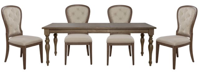 Liberty Furniture Americana Farmhouse 5-Piece Dusty Taupe Optional Dining Set-0
