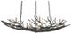 Currey & Company Rainforest Rustic Bronze Chandelier-1