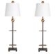 Crestview Collection Chapman 2-Piece Bronze Buffet Lamp Set-0
