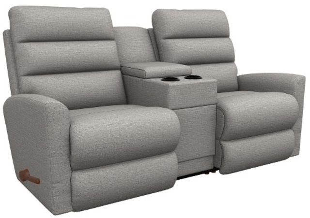 La-Z-Boy® Liam Twilight Manual Wall Reclining Loveseat with Console-0
