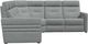 Palliser® Furniture Customizable Reece 4-Piece Power Reclining Curved Sectional-1