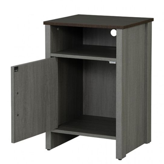 Furniture of America® Garibaldi Brown/Gray Side Table-1