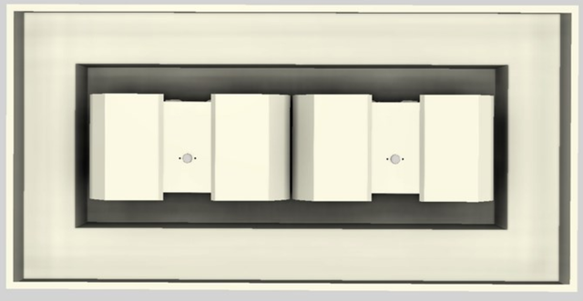 Vent-A-Hood® 60" Biscuit Contemporary Island Range Hood-3