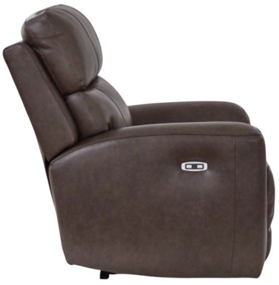 Signature Design by Ashley® Crossplex Smoke Power Recliner with Adjustable Headrest-2