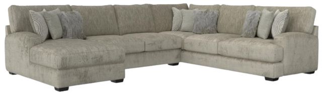 Corinthian Furniture Captiva 3-Piece Cream Right Arm Facing Sectional-0