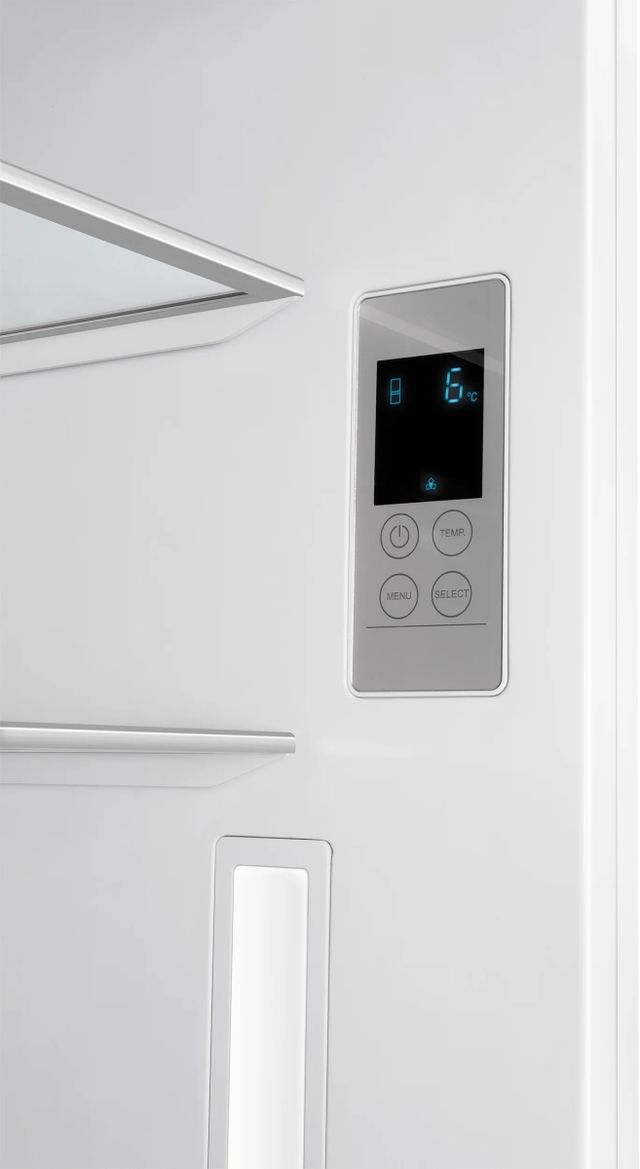 FORNO® Rivestito 36" 15.5 Cu.Ft. Stainless Steel Built-In French Door Refrigerator-3