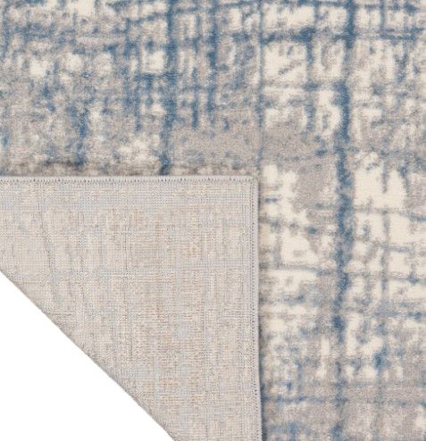 Nourison Home™ CK950 Rush Ivory Blue 5'x7' Area Rug-1