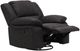 Emerald Home Navaro Black Manual Swivel Gliding Recliner-1