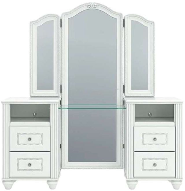 Signature Design by Ashley® Maylilly White Vanity with Mirror-1