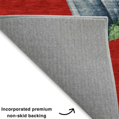 Dalyn™ Rug Company Merry & Bright MY28 Red 5'x8' Area Rug-2
