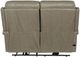 Hooker® Furniture MS Vaughn Shattered Stone Leather Power Reclining Zero Gravity Loveseat with Power Headrest-4