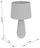 Surya Maggie Ivory Table Lamp-4