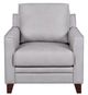 Leather Italia™ Cambria Stanton Gray Chair-0