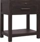 Hooker® Furniture Driftwood Burnt Timber 1-Drawer Nightstand-0