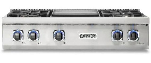 Viking® 7 Series 36" Stainless Steel Liquid Propane Rangetop-0