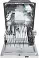Samsung Bespoke 24" White Glass Top Control Built In Smart Dishwasher with 3rd Rack Washing System-3