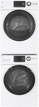 GE® 4.3 Cu. Ft. White Front Load Electric Dryer with Stainless Steel Basket-5