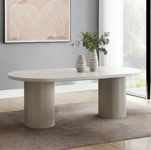 ACME Furniture Laela Bone White Dining Table-1