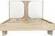LH Home Haru Sand Wash Queen Panel Upholstered Bed-2