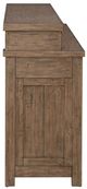 Liberty Furniture Pinebrook Ridge Weathered Toffee Console Bar Table-2