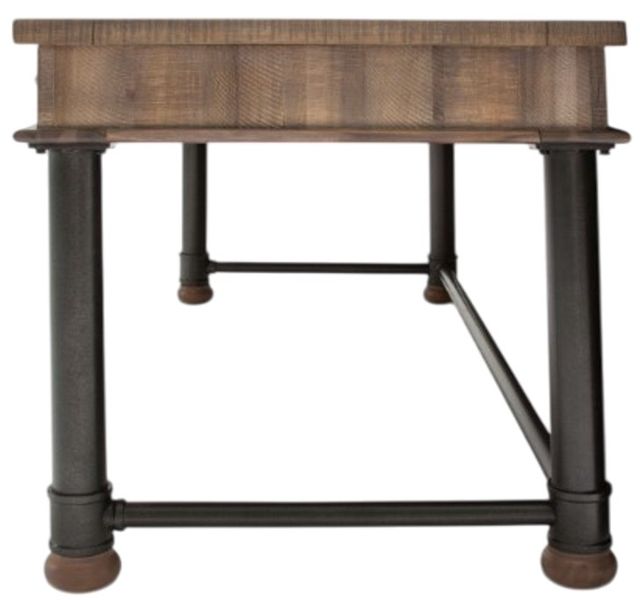Michael Amini® Crossings Gunmetal/Reclaimed Barn Writing Desk-3