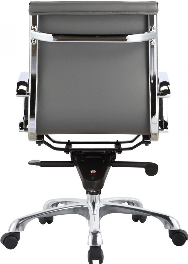Moe's Home Collection Omega Grey Swivel Low Back Office Chair-3