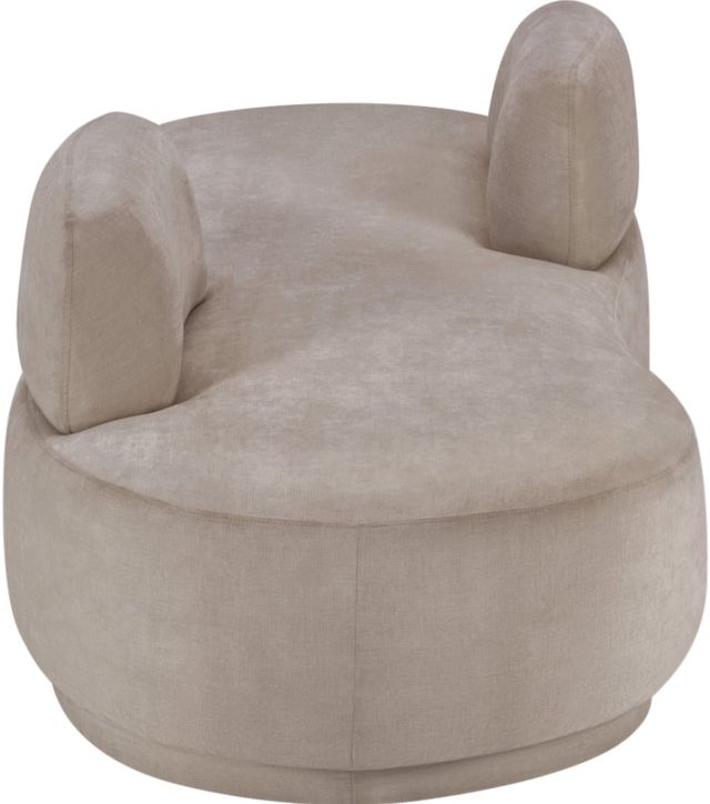 Meridian Furniture Argyle Beige Chenille Fabric Chaise-2