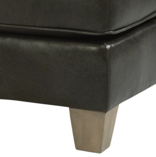 Flexsteel® Dana Black Ottoman-1