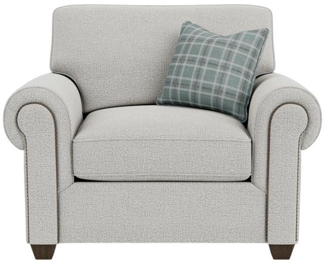 Flexsteel® Carson Silver Glacier Chair-1