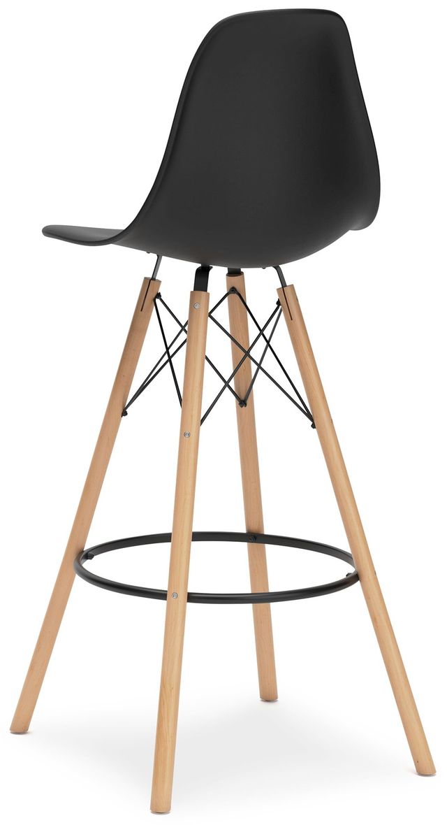 Signature Design by Ashley® Jaspeni Black/Natural Bar Stool-1