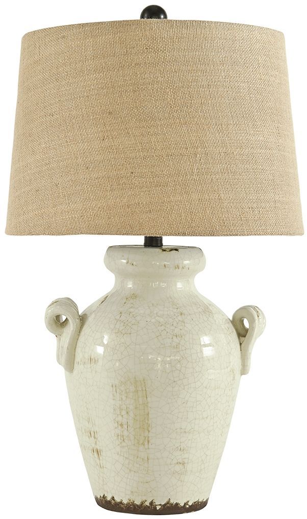 Signature Design by Ashley® Emelda Cream Table Lamp-0