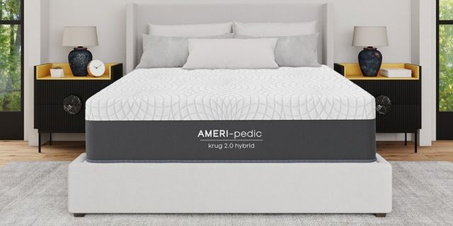 American Wholesale Furniture Krug 2.0 Hybrid 14" Plush Tight Top Twin XL Mattress-3