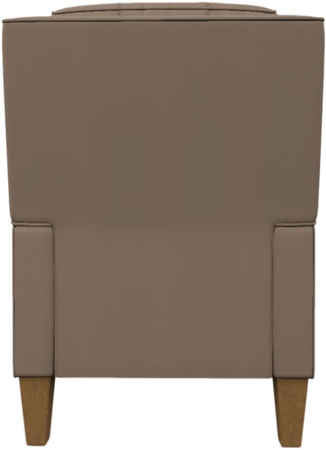 Best® Home Furnishings Customizable Pauley I Leather Power High Leg Recliner with Honey Birch Legs-3