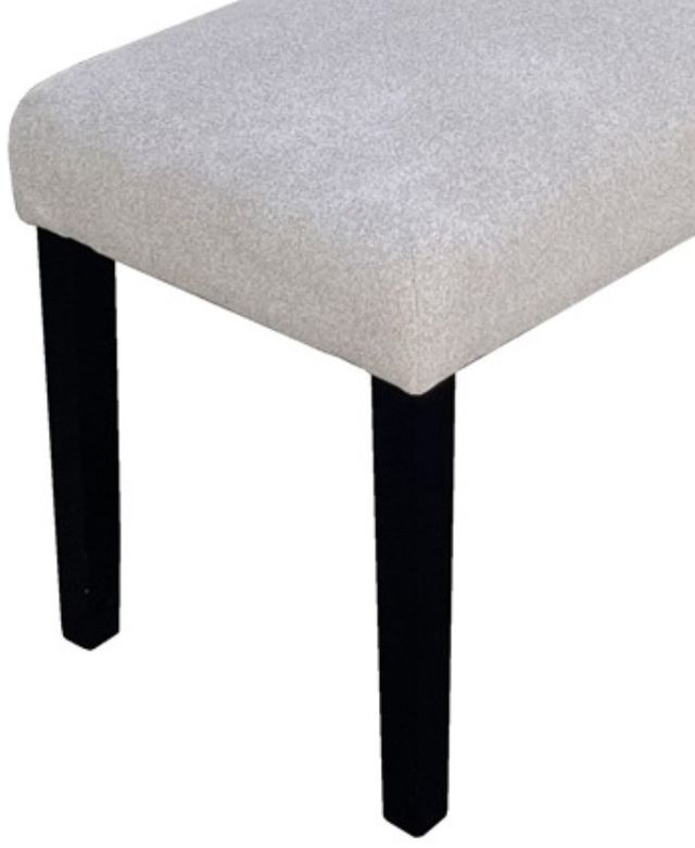 American Wholesale Furniture Shelly Black/Gray Dining Bench-1