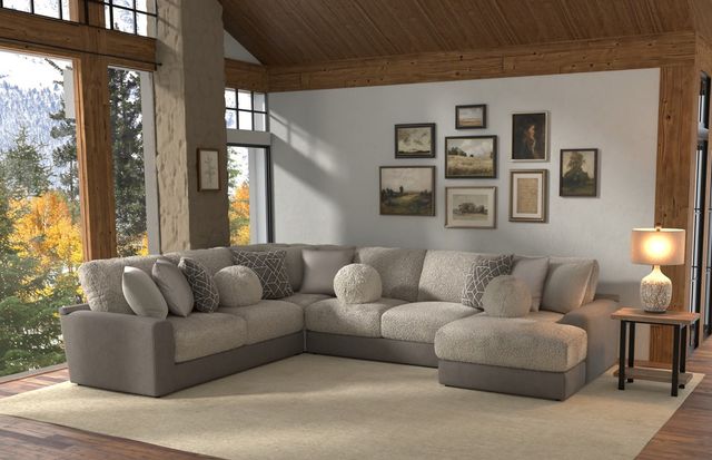 Jackson Furniture Canyon 4-Piece Fawn/Umber Right-Arm Facing Sectional-1