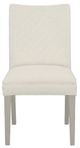 Fairfield® Customizable Entree Dining Concave Short Back Dining Side Chair with Sheer Dove Legs-1