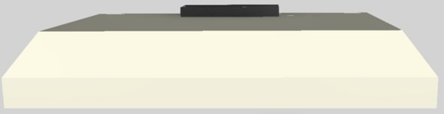 Vent-A-Hood® K Series 36" Biscuit Wall Mounted Liner Insert-0