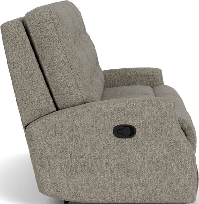 Flexsteel® Devon Gray Vapor Reclining Sofa-2