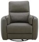Liberty Furniture Reilly Aline Light Gray Leather Power Swivel Glider Recliner-3