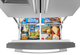 Amana® 24.7 Cu. Ft. Monochromatic Stainless Steel French Door Bottom Freezer Refrigerator-4