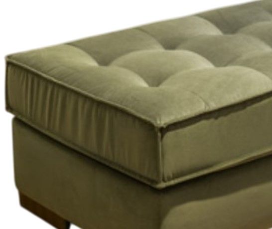 Signature Design by Ashley® Caspian-Town Olive Accent Ottoman-2