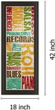 Classy Living Sd Graphics Studio Rock and Roll 18" Wall Art-2