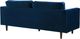Meridian Furniture Emily Navy Velvet Sofa-1