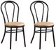 ACME Furniture Jakia 2-Piece Black/Natural Side Chair Set-0