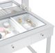 Coaster® Umbridge Glass Top Chrome Vanity with Lighting-2