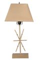 A & B Home Modern Chic Champagne Table Lamp-1