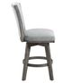 Mazin Furniture Corvallis Gray Swivel Counter Height Chair-2