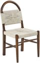 Harp & Finial® Amiel 2-Piece Cream/Walnut Dining Chair Set-0