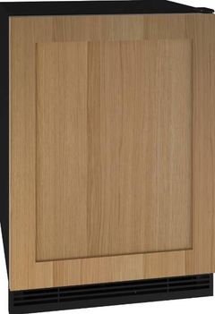 U-Line® 24" 5.5 Cubic Feet Black/Panel Ready Beverage Center