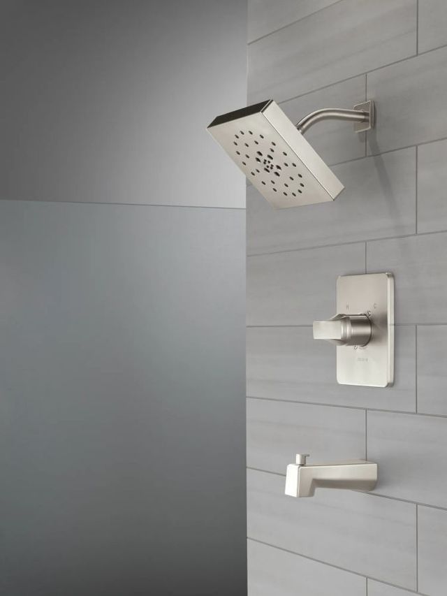 Delta Velum™ Monitor® 14 Series Stainless Tub and Shower Trim - Less Head-1